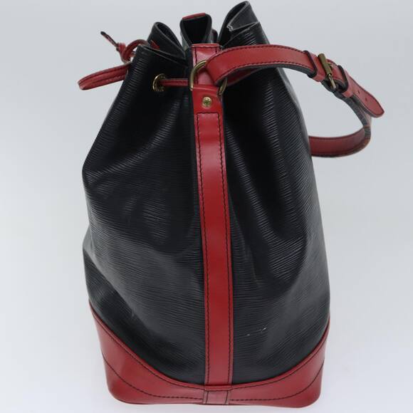 LOUIS VUITTON Epi Noe Shoulder Bag Bicolor Black Red M44017 - Picture 4 of 12
